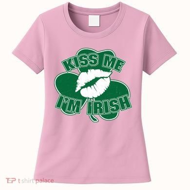 Kiss Me I'm Irish Lips Women's T-Shirt