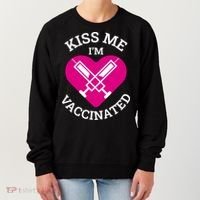 Kiss Me I'm Vaccinated Women's Sweatshirt thumb 0
