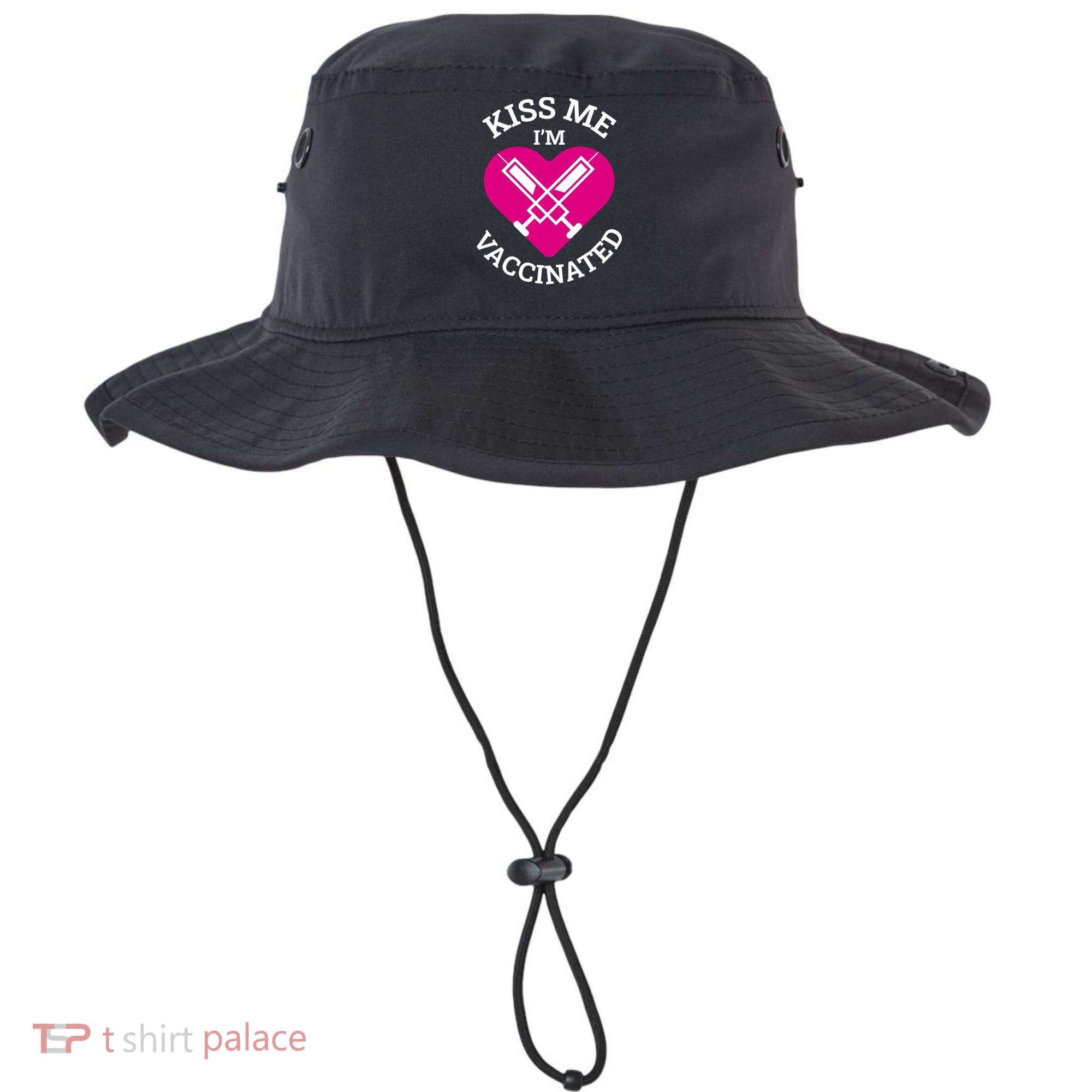 Kiss Me I'm Vaccinated Bucket Hat