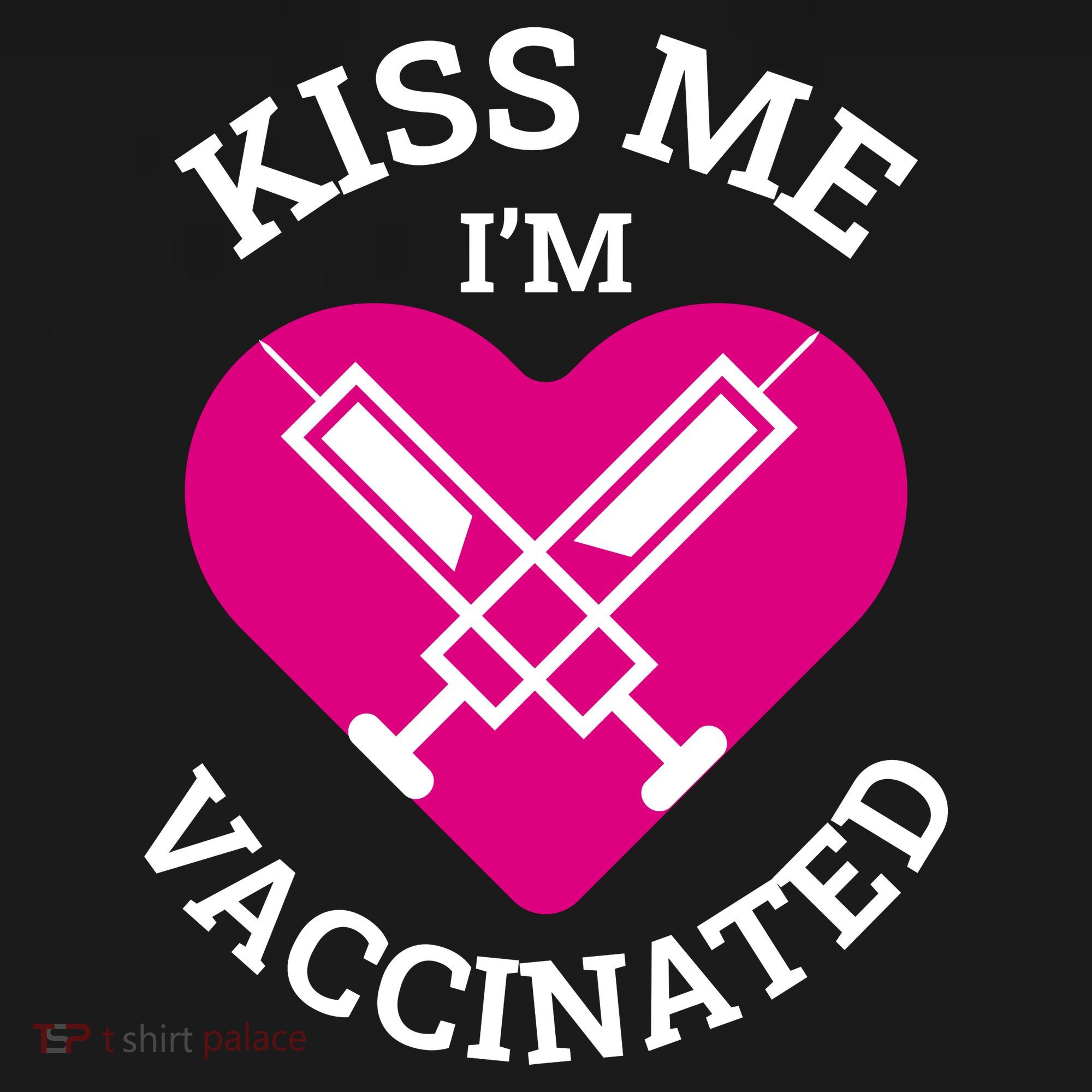 Kiss Me I'm Vaccinated Polo