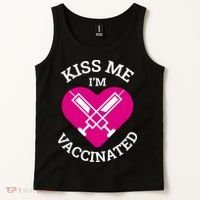 Kiss Me I'm Vaccinated Tank Top thumb 2