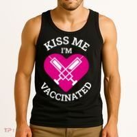 Kiss Me I'm Vaccinated Tank Top thumb 3