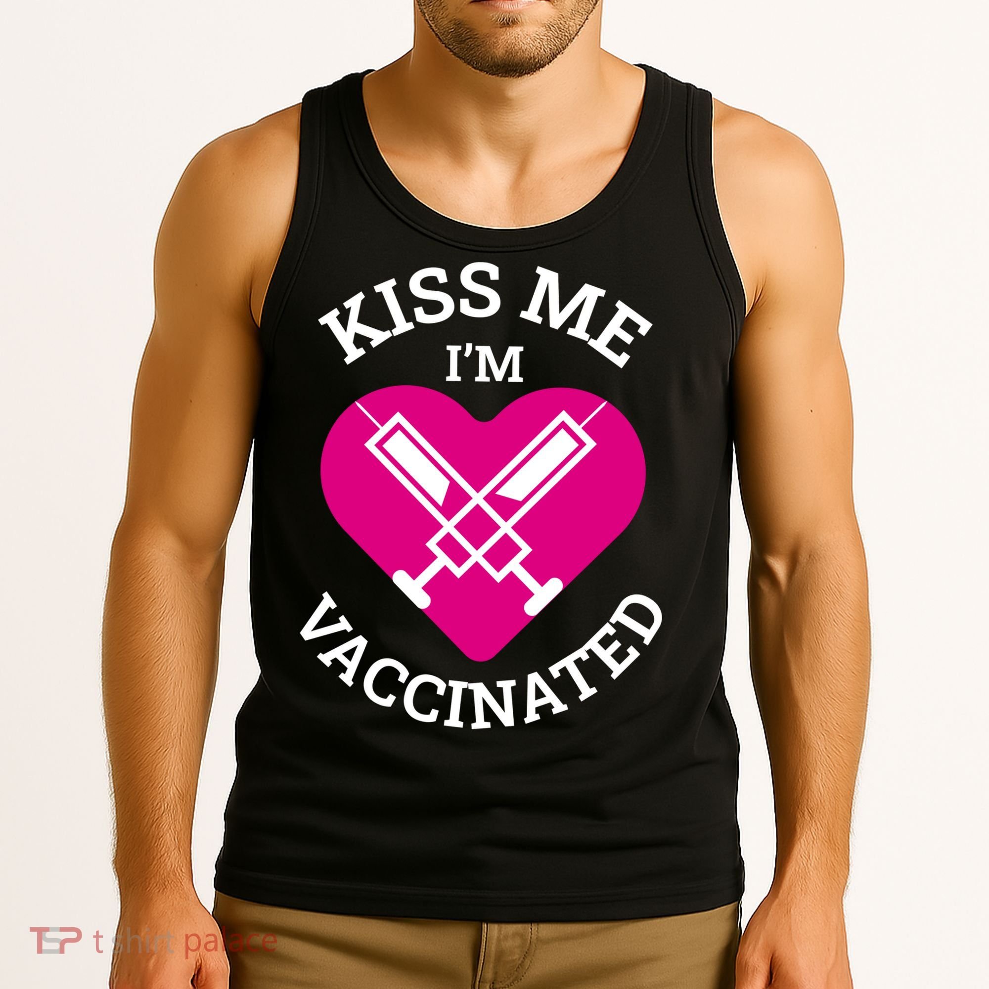 Kiss Me I'm Vaccinated Tank Top