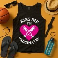 Kiss Me I'm Vaccinated Tank Top thumb 4
