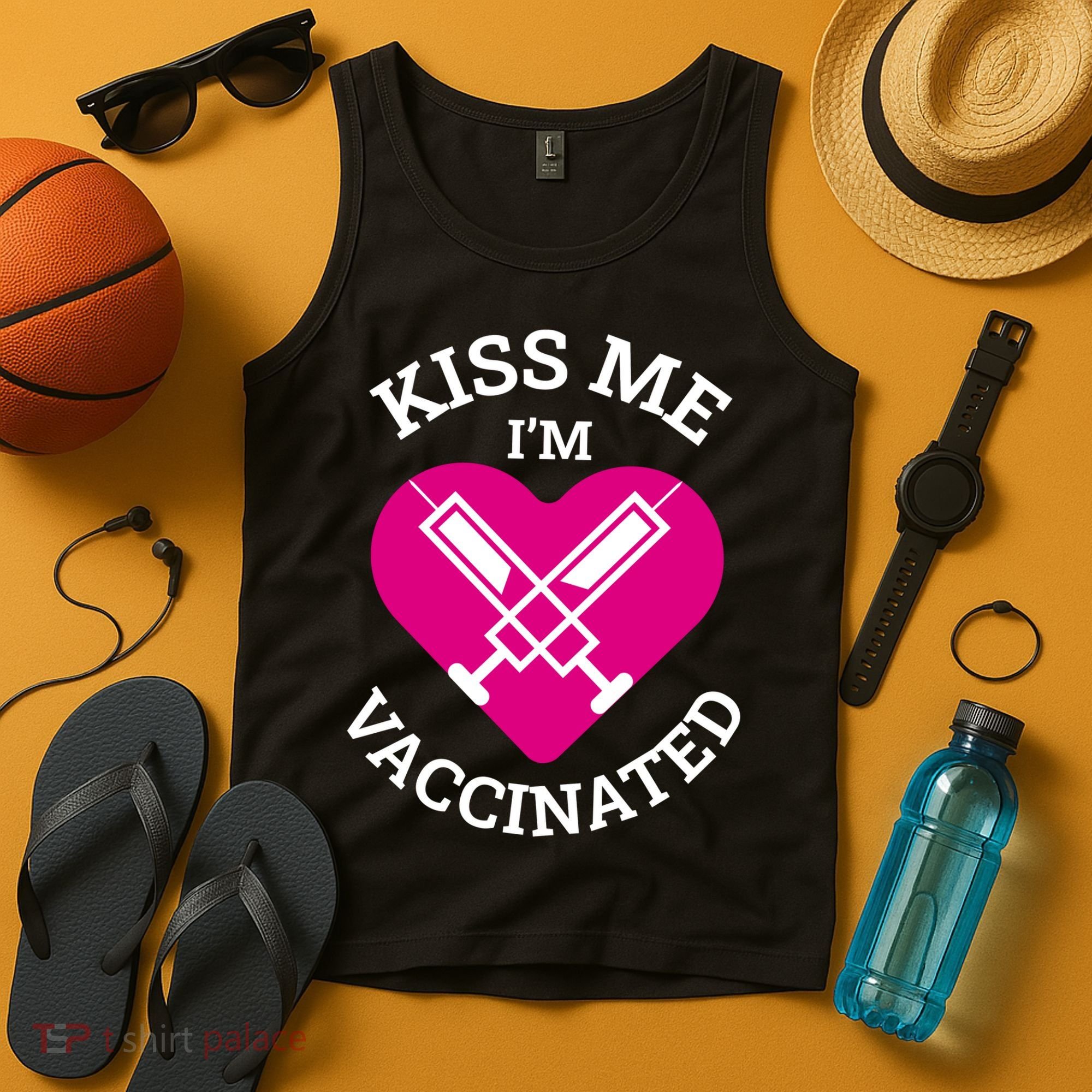 Kiss Me I'm Vaccinated Tank Top