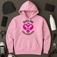 Kiss Me I'm Vaccinated Hoodie thumb 3