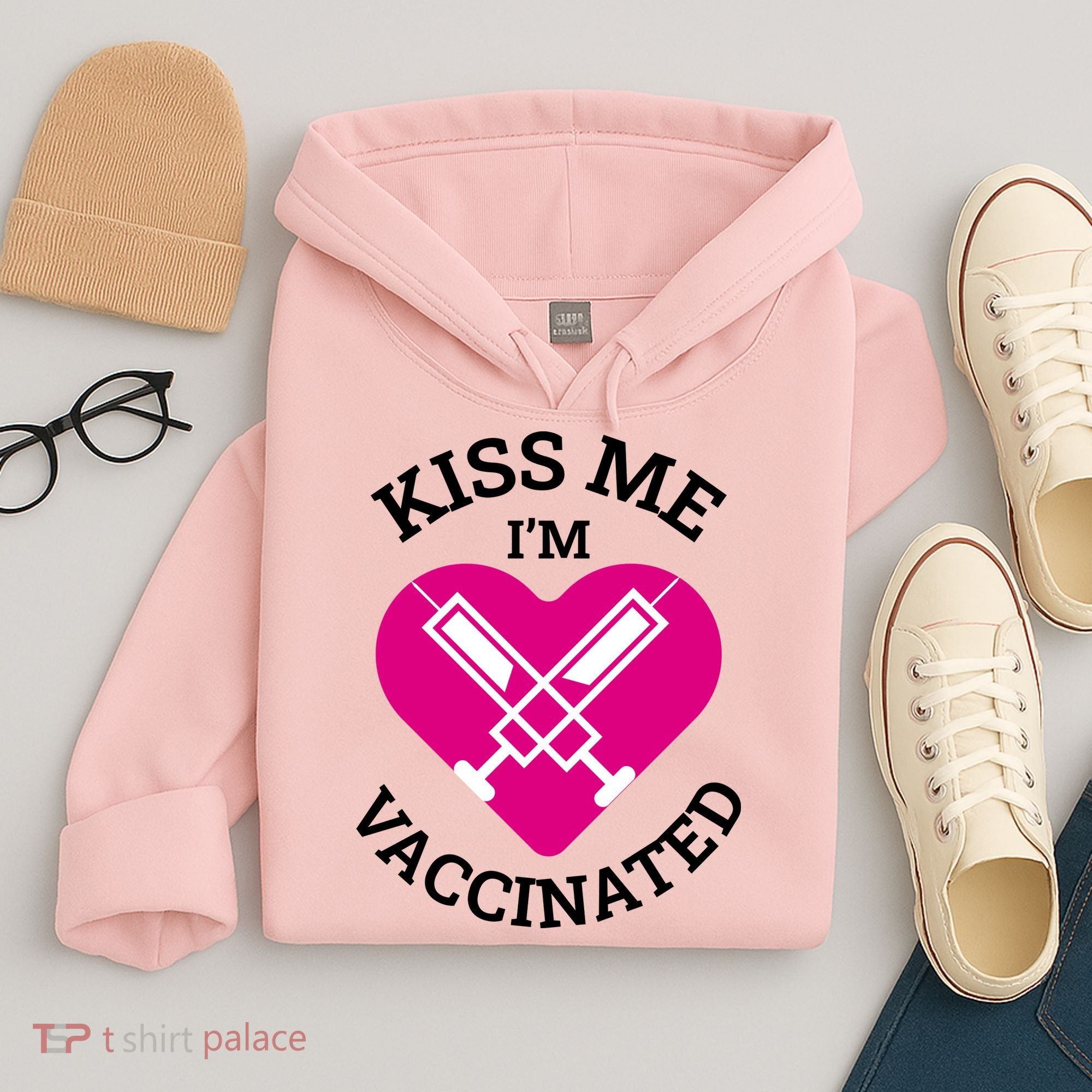 Kiss Me I'm Vaccinated Hoodie