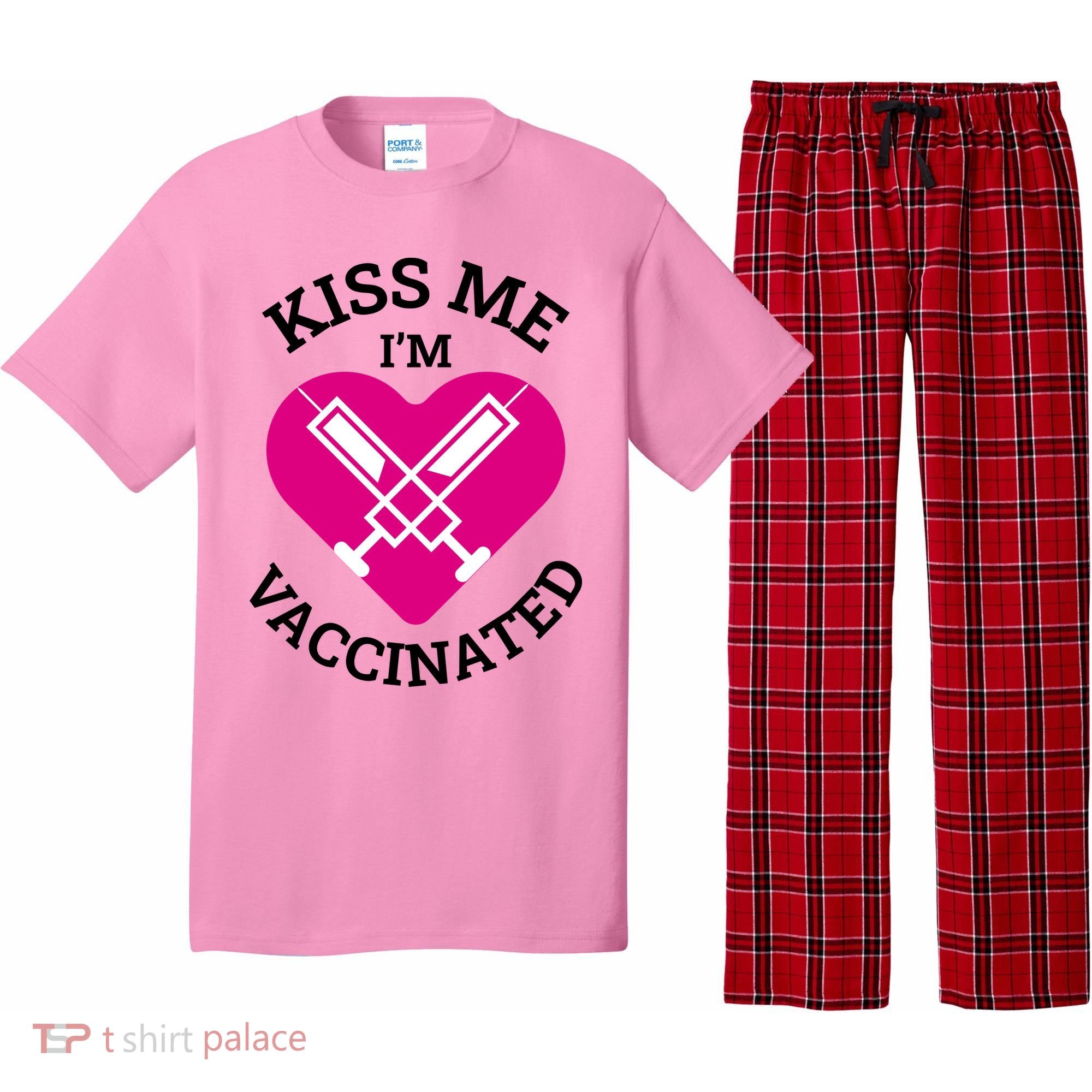 Kiss Me I'm Vaccinated Pajama Set