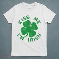 Kiss Me I'm Irish Funny Saint Patrick Day T-Shirt thumb 5
