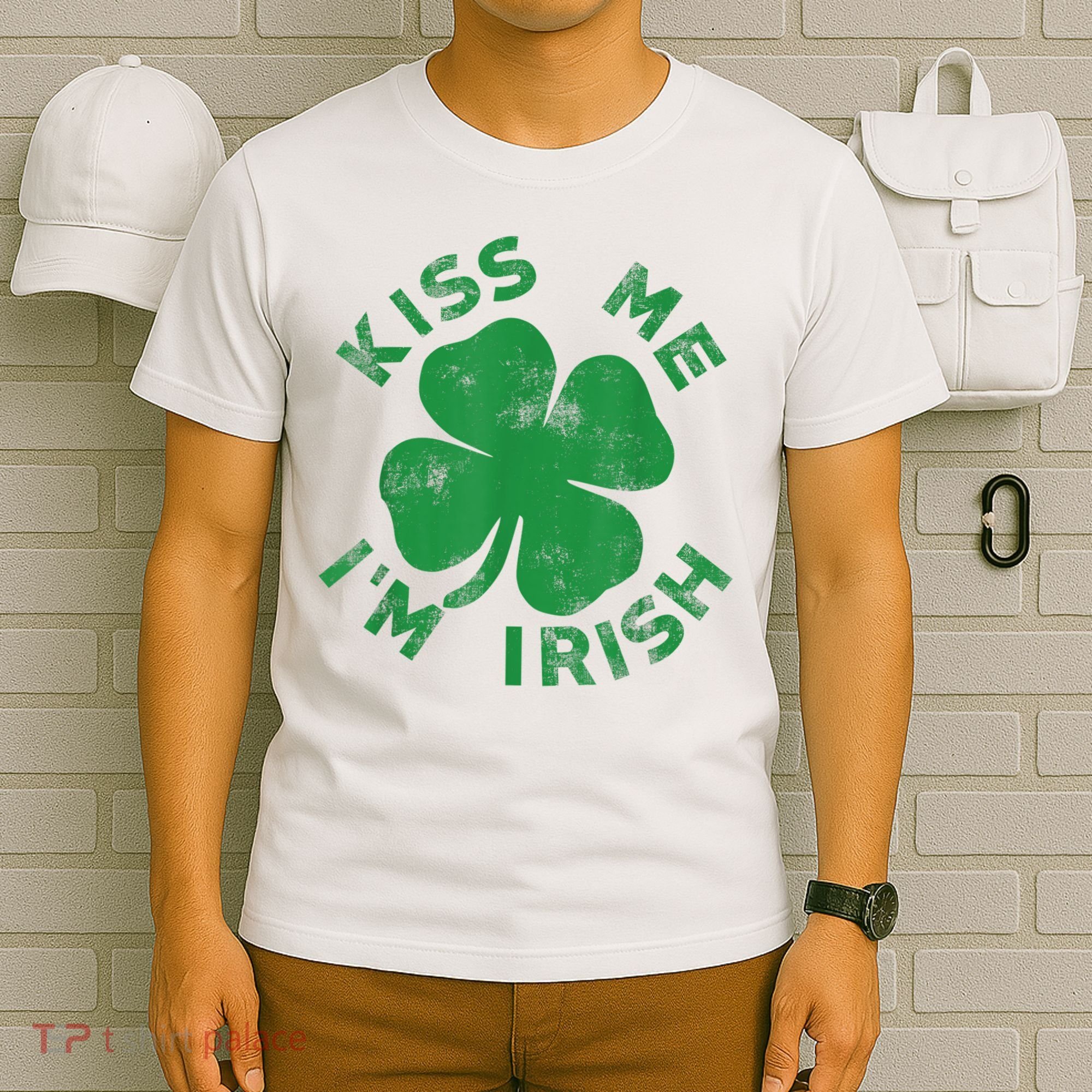 Kiss Me I'm Irish Funny Saint Patrick Day T-Shirt