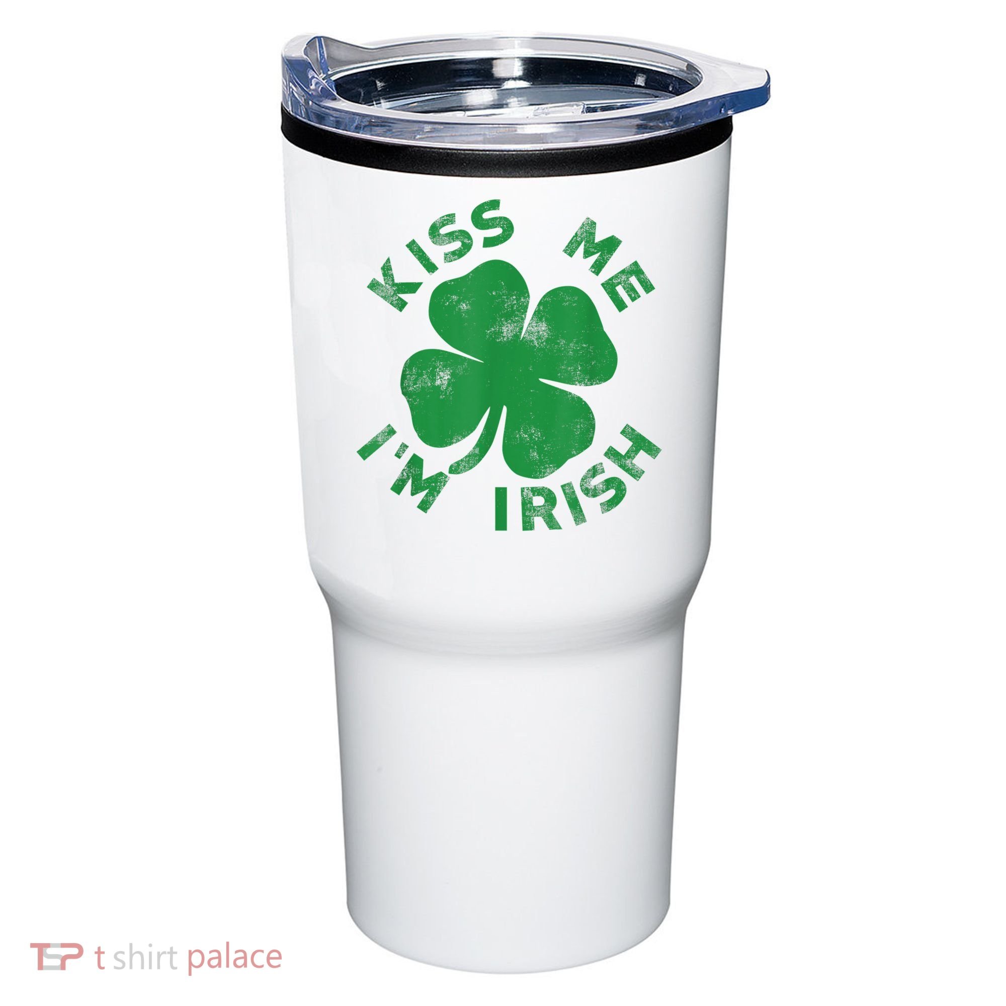 Kiss Me I'm Irish Funny Saint Patrick Day Tumbler