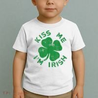 Kiss Me I'm Irish Funny Saint Patrick Day Toddler T-Shirt thumb 2