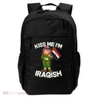 Kiss Me I'm Iraqish Backpack thumb 0