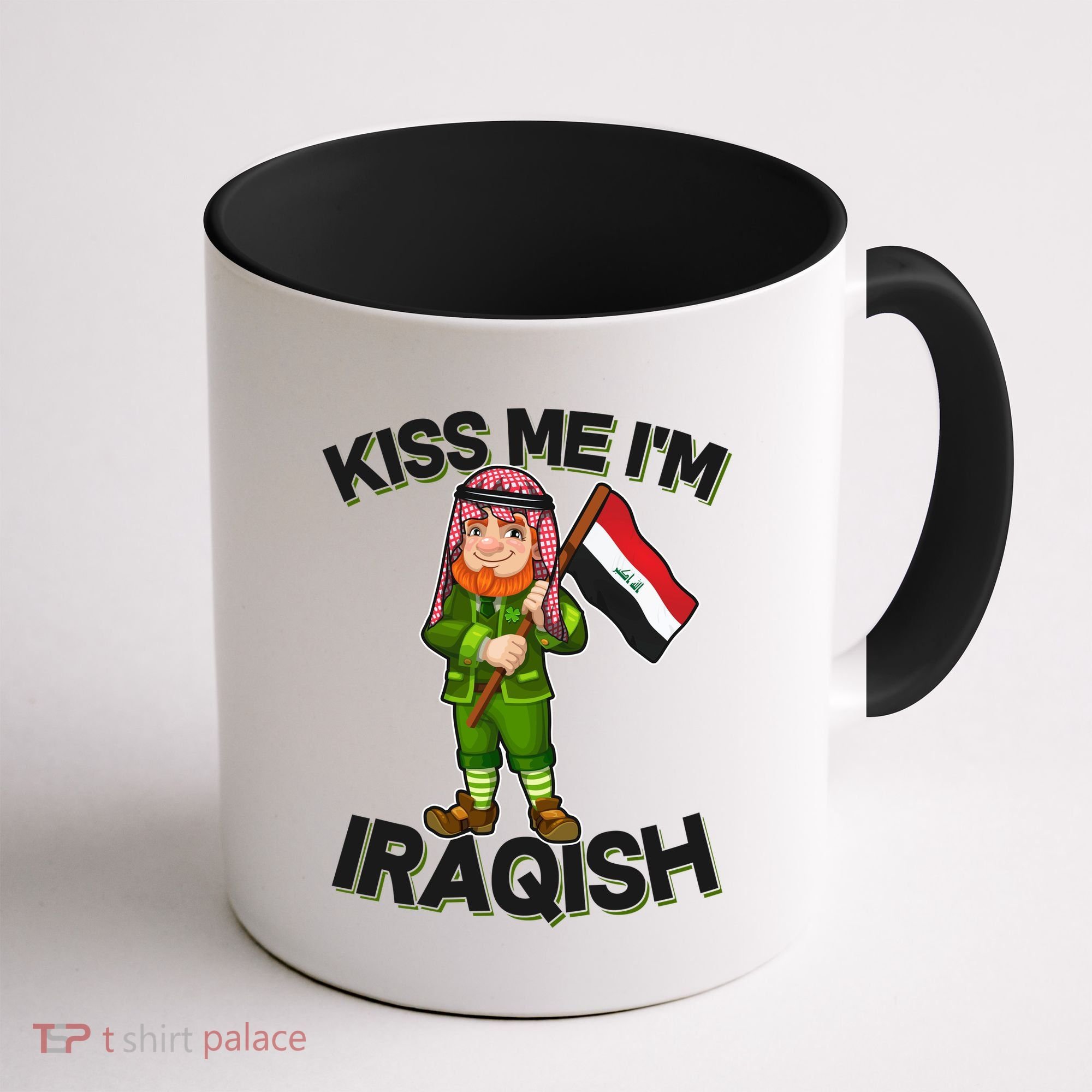 Kiss Me I'm Iraqish Coffee Mug