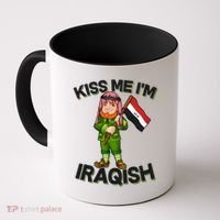Kiss Me I'm Iraqish Coffee Mug thumb 0