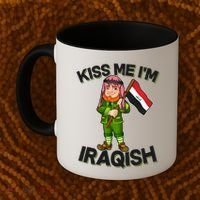 Kiss Me I'm Iraqish Coffee Mug thumb 2