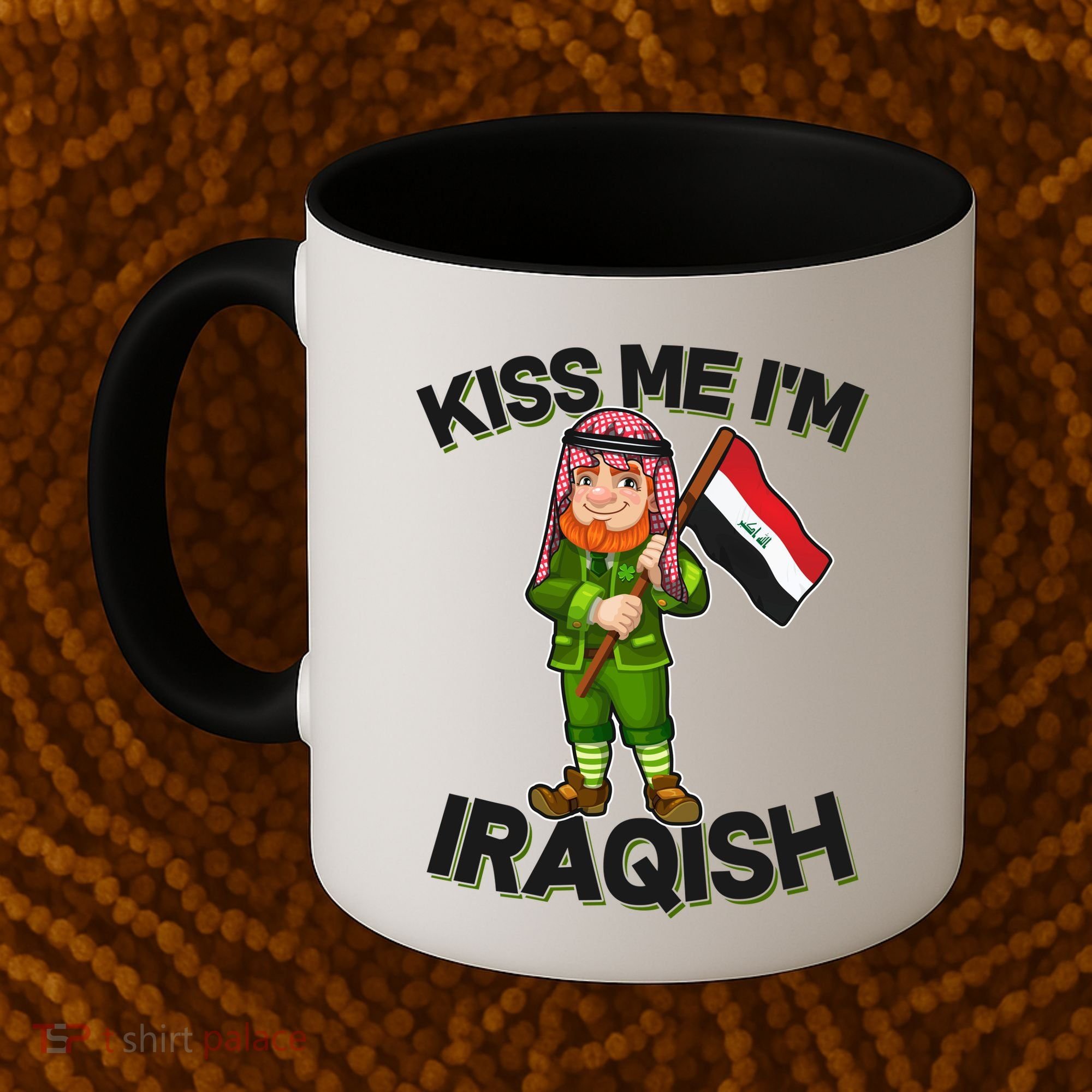 Kiss Me I'm Iraqish Coffee Mug