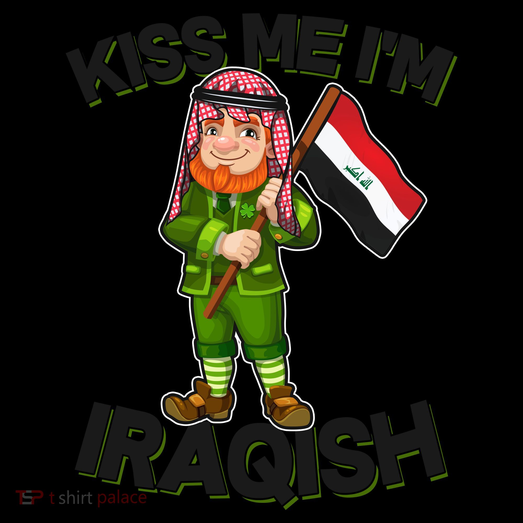 Kiss Me I'm Iraqish Coffee Mug