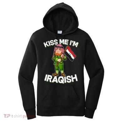Kiss Me I'm Iraqish Women's Hoodie