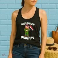 Kiss Me I'm Iraqish Women's Tank Top thumb 2