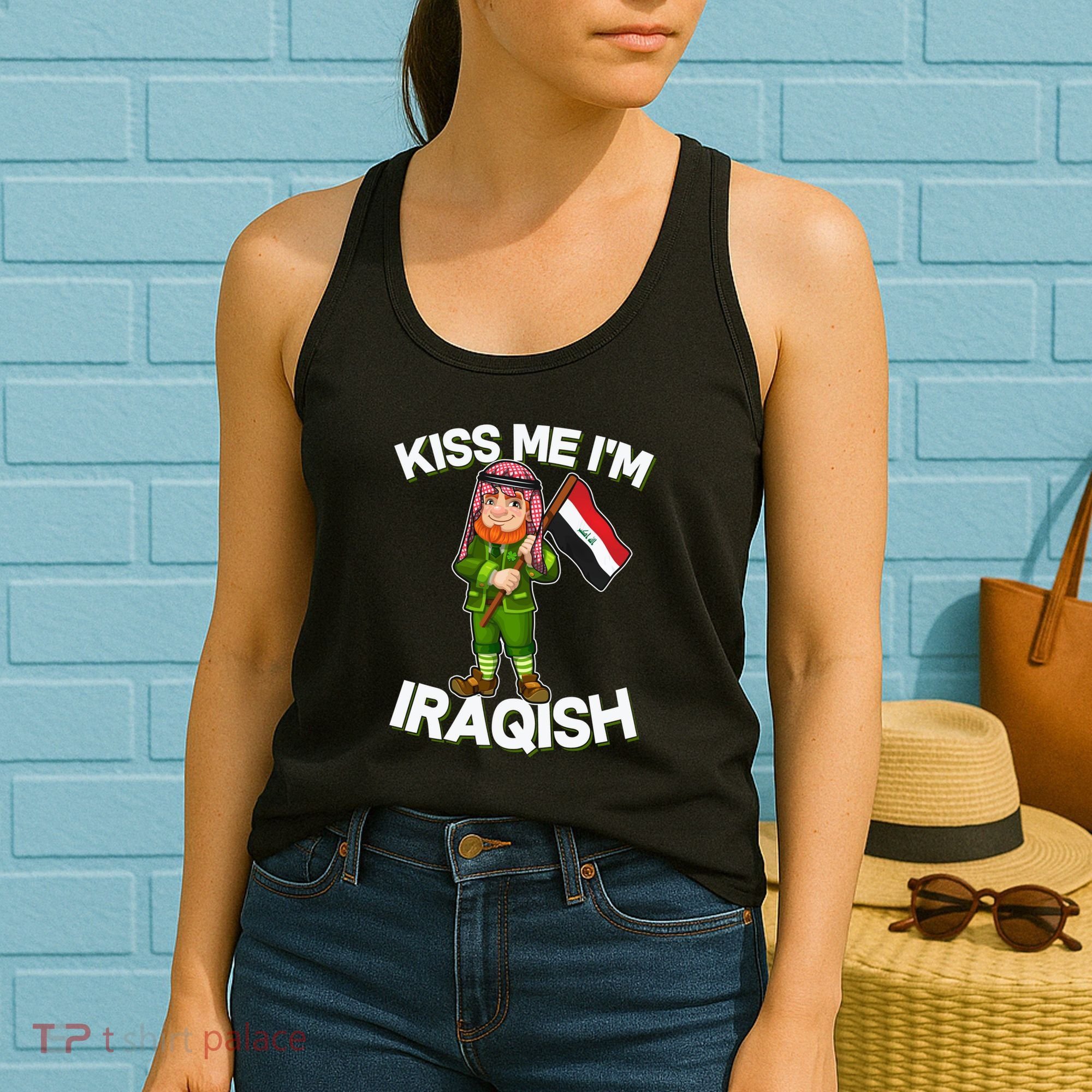 Kiss Me I'm Iraqish Women's Tank Top