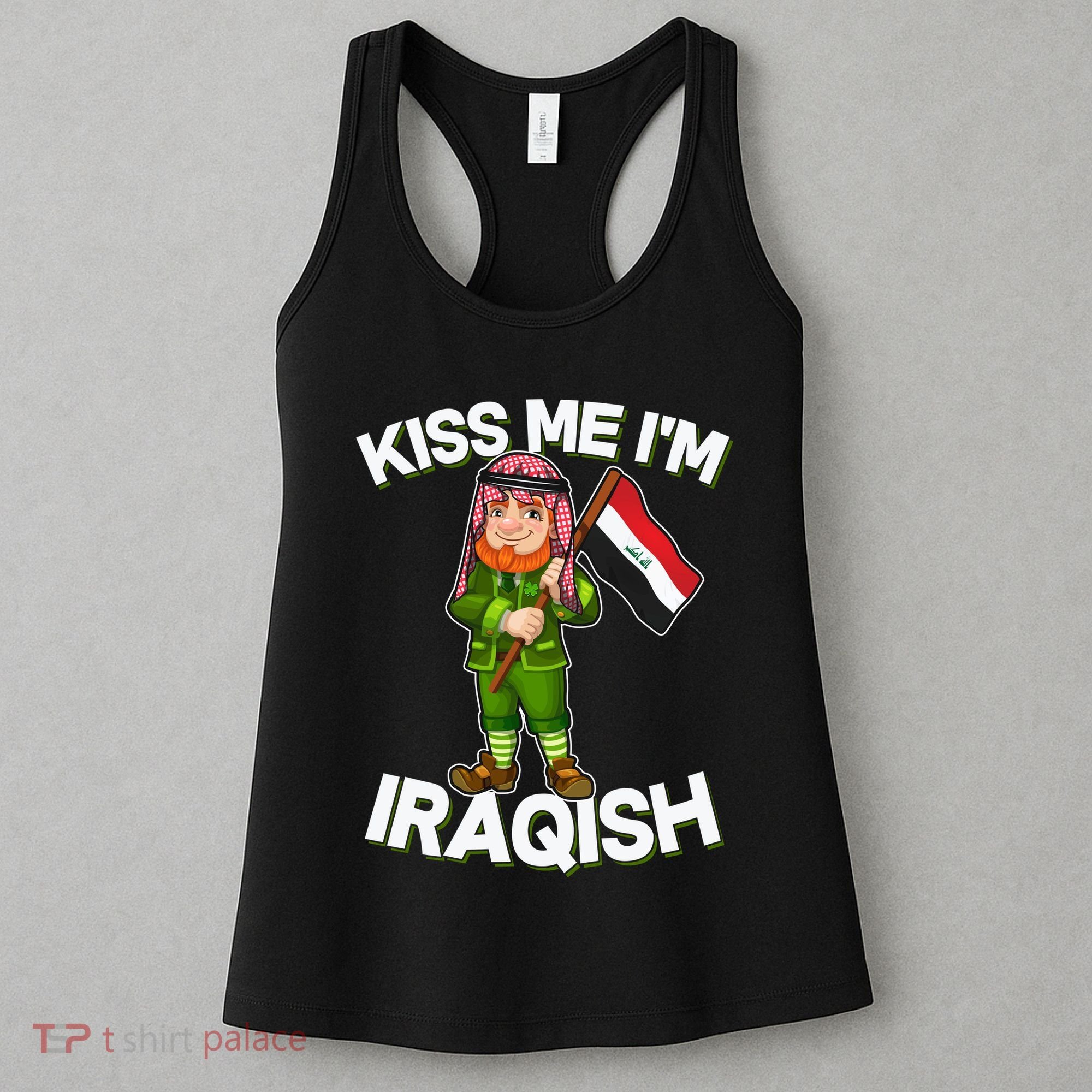 Kiss Me I'm Iraqish Women's Tank Top