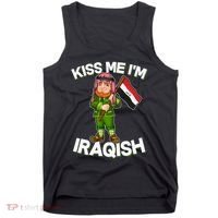 Kiss Me I'm Iraqish Tank Top thumb 0