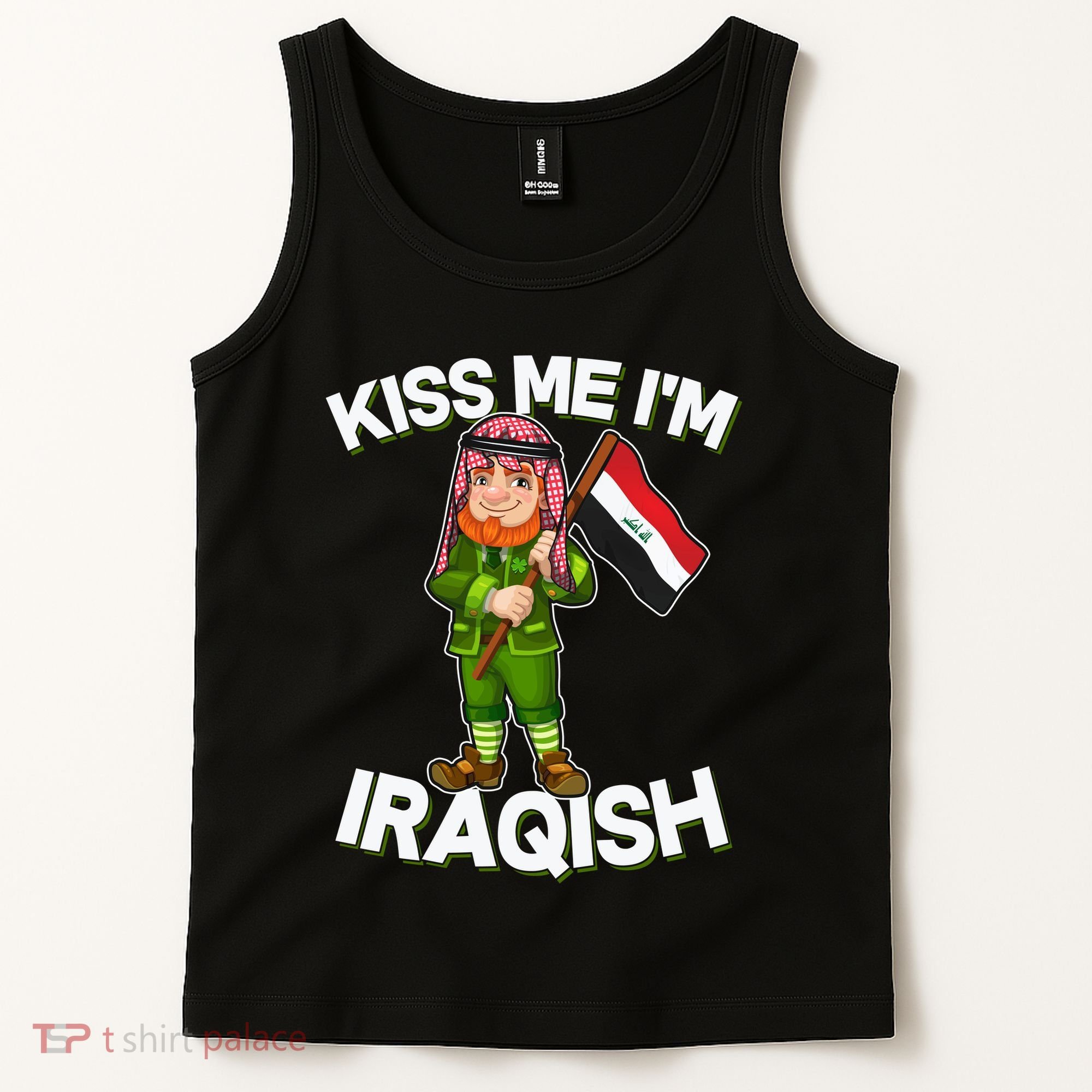 Kiss Me I'm Iraqish Tank Top