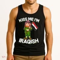 Kiss Me I'm Iraqish Tank Top thumb 3