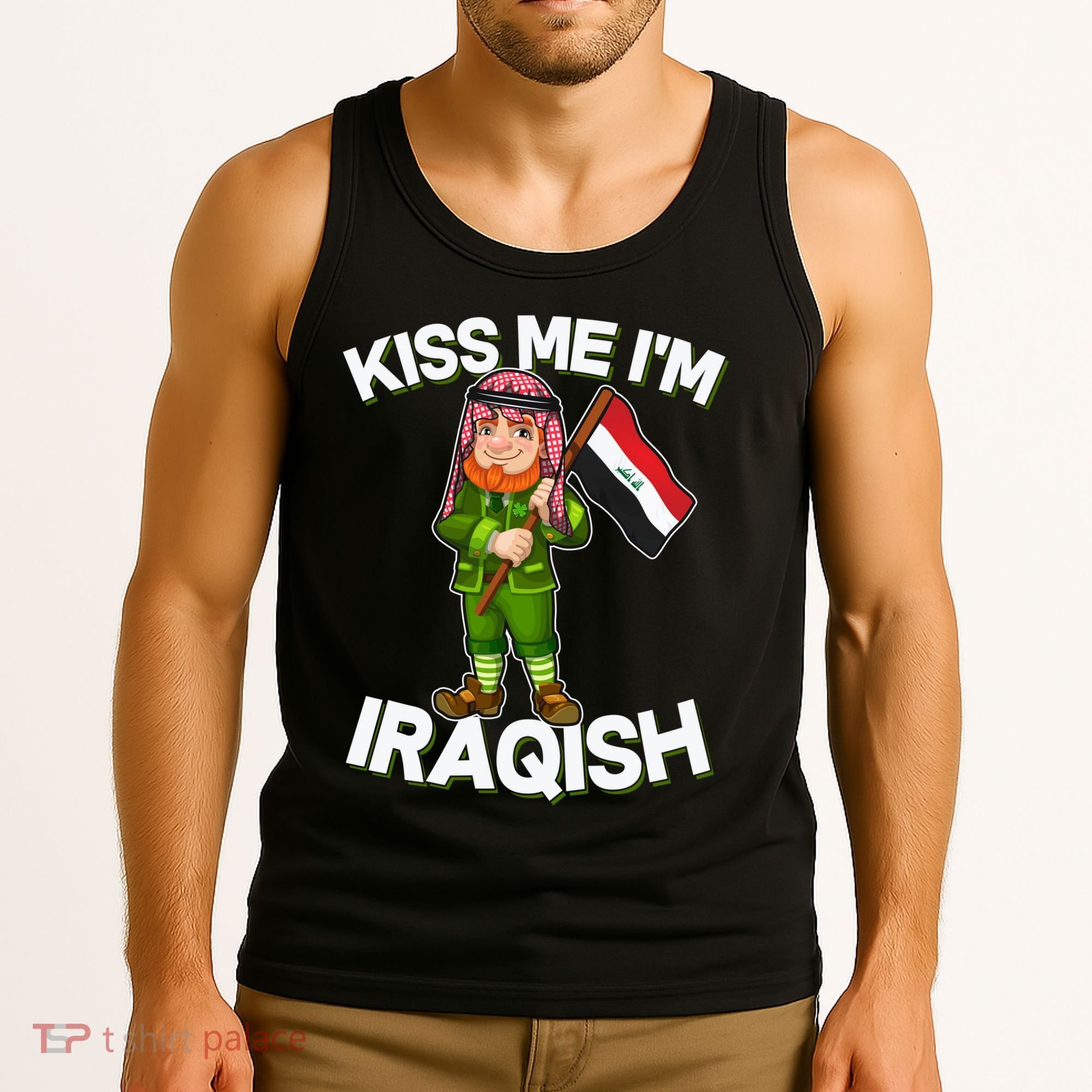 Kiss Me I'm Iraqish Tank Top