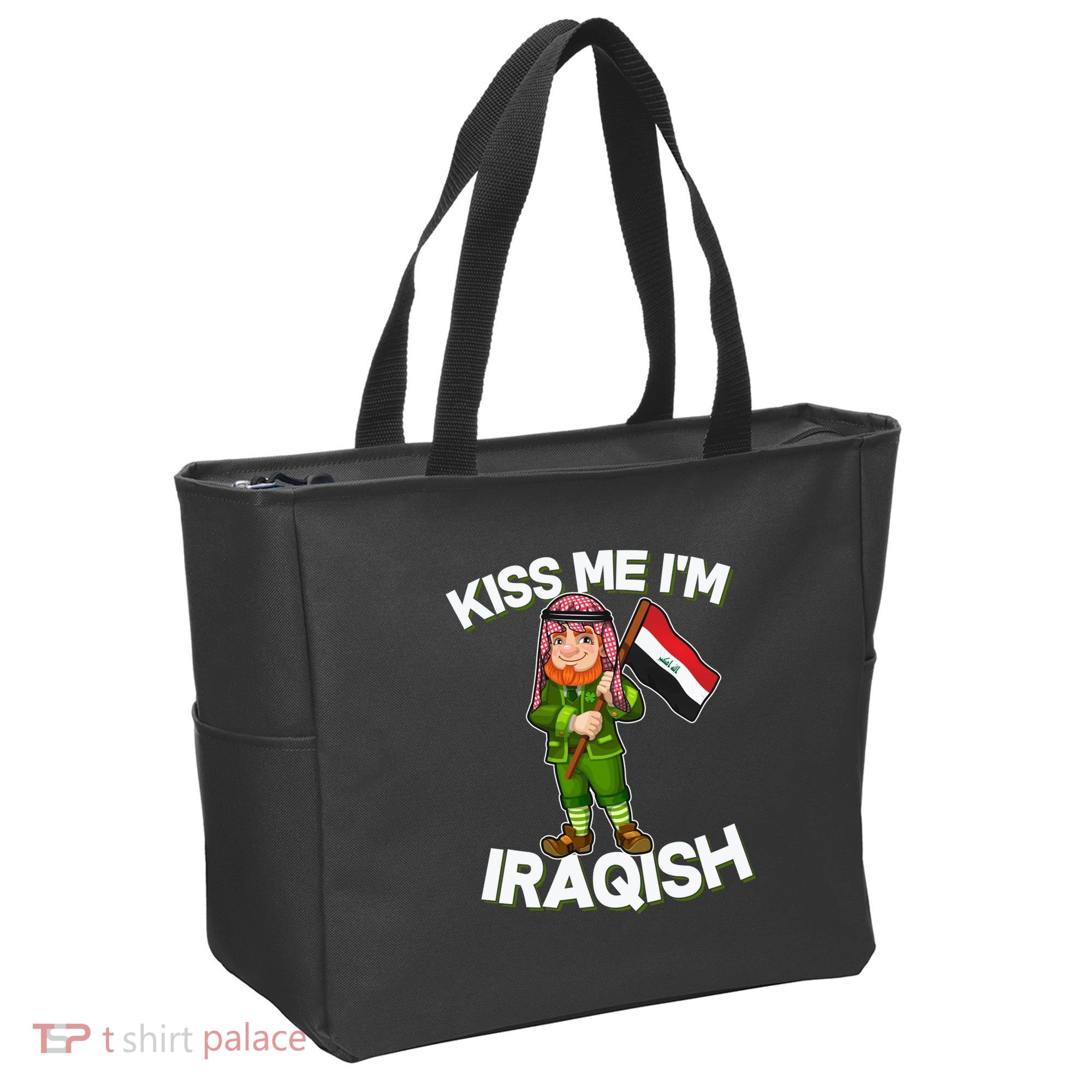 Kiss Me I'm Iraqish Tote Bag