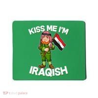 Kiss Me I'm Iraqish Mousepad thumb 0