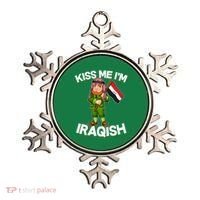 Kiss Me I'm Iraqish Ornament thumb 0