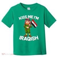 Kiss Me I'm Iraqish Toddler T-Shirt thumb 0