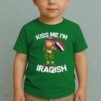 Kiss Me I'm Iraqish Toddler T-Shirt thumb 2