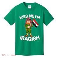 Kiss Me I'm Iraqish Kids T-Shirt thumb 0