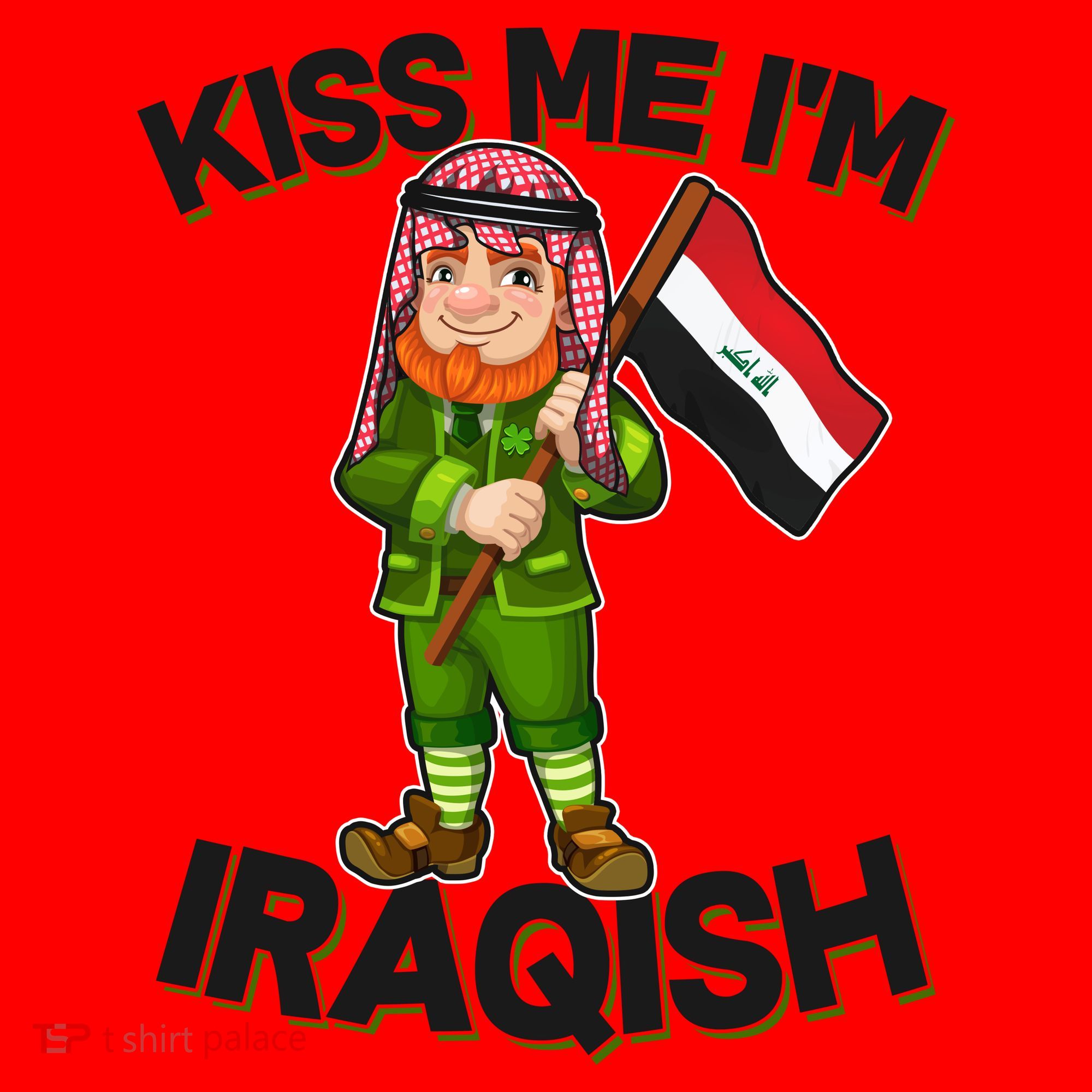 Kiss Me I'm Iraqish Santa Hat