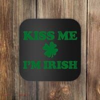 Kiss Me Im Irish St Patricks Day Coaster thumb 0