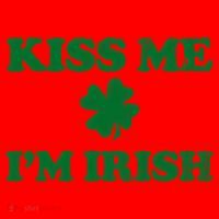 Kiss Me Im Irish St Patricks Day Santa Hat thumb 1