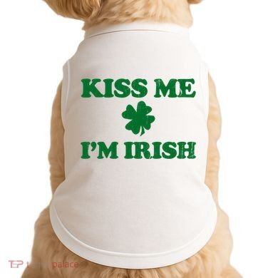 Kiss Me Im Irish St Patricks Day Doggie Tank