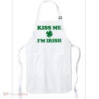 Kiss Me Im Irish St Patricks Day Apron thumb 0