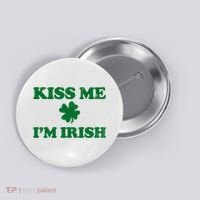 Kiss Me Im Irish St Patricks Day Button thumb 0
