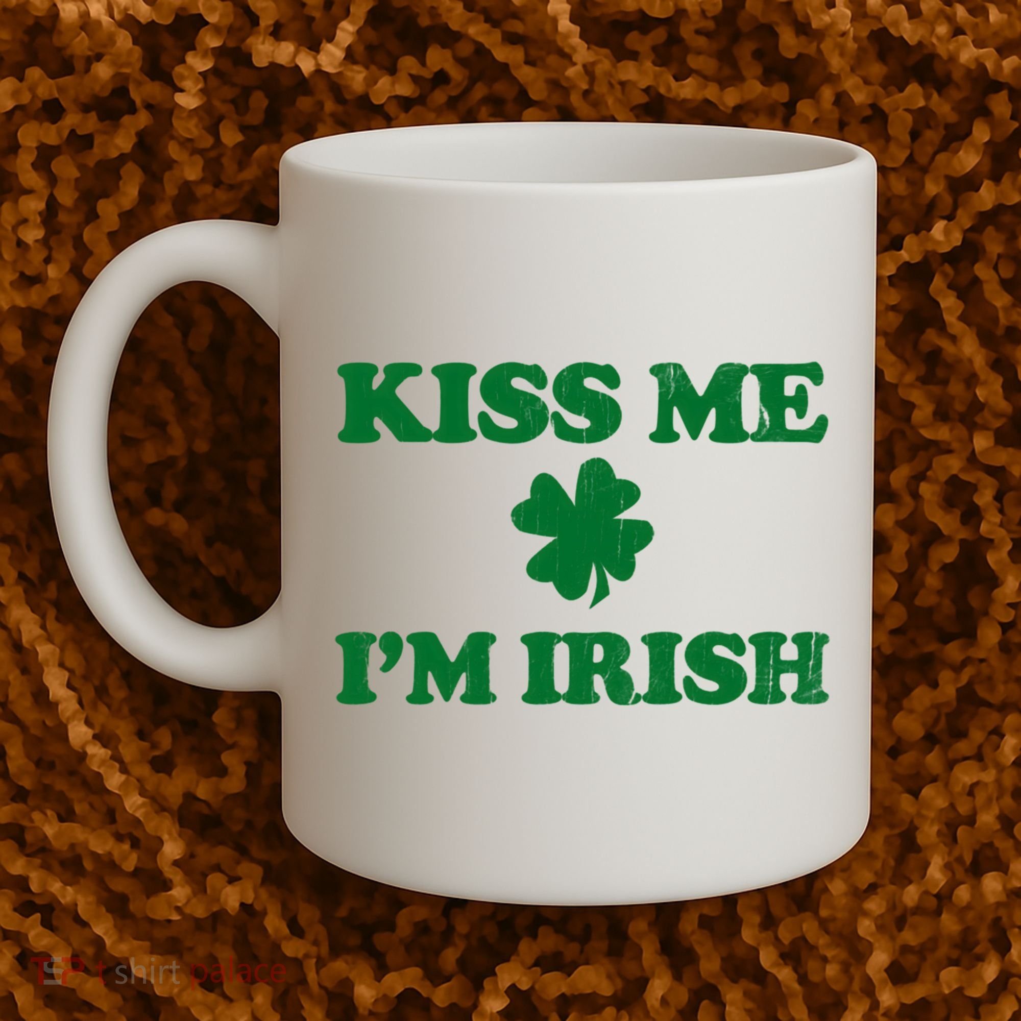 Kiss Me Im Irish St Patricks Day Coffee Mug