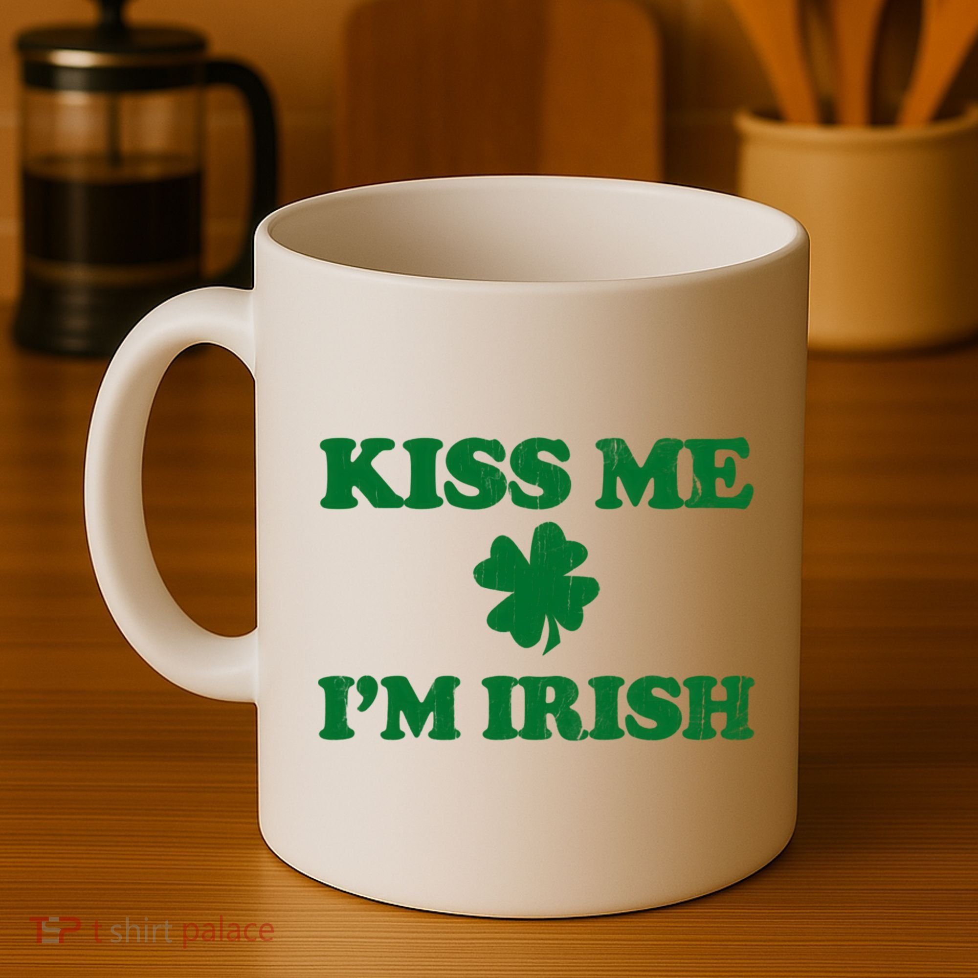 Kiss Me Im Irish St Patricks Day Coffee Mug