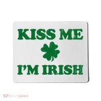 Kiss Me Im Irish St Patricks Day Mousepad thumb 0