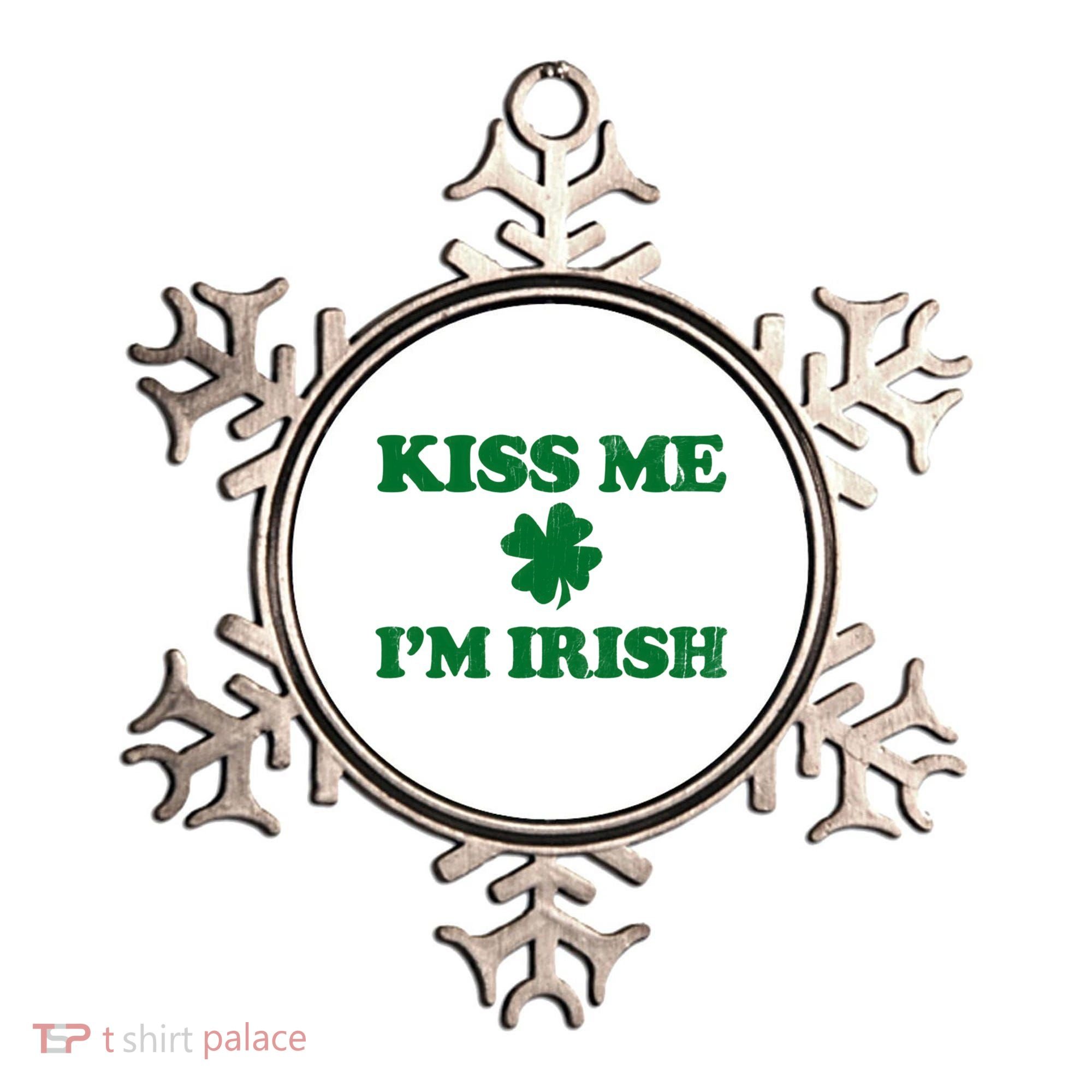 Kiss Me Im Irish St Patricks Day Ornament