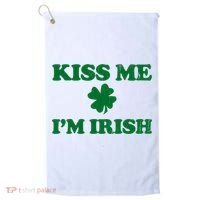 Kiss Me Im Irish St Patricks Day Golf Towel thumb 0