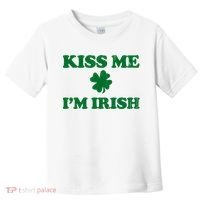 Kiss Me Im Irish St Patricks Day Toddler T-Shirt thumb 0