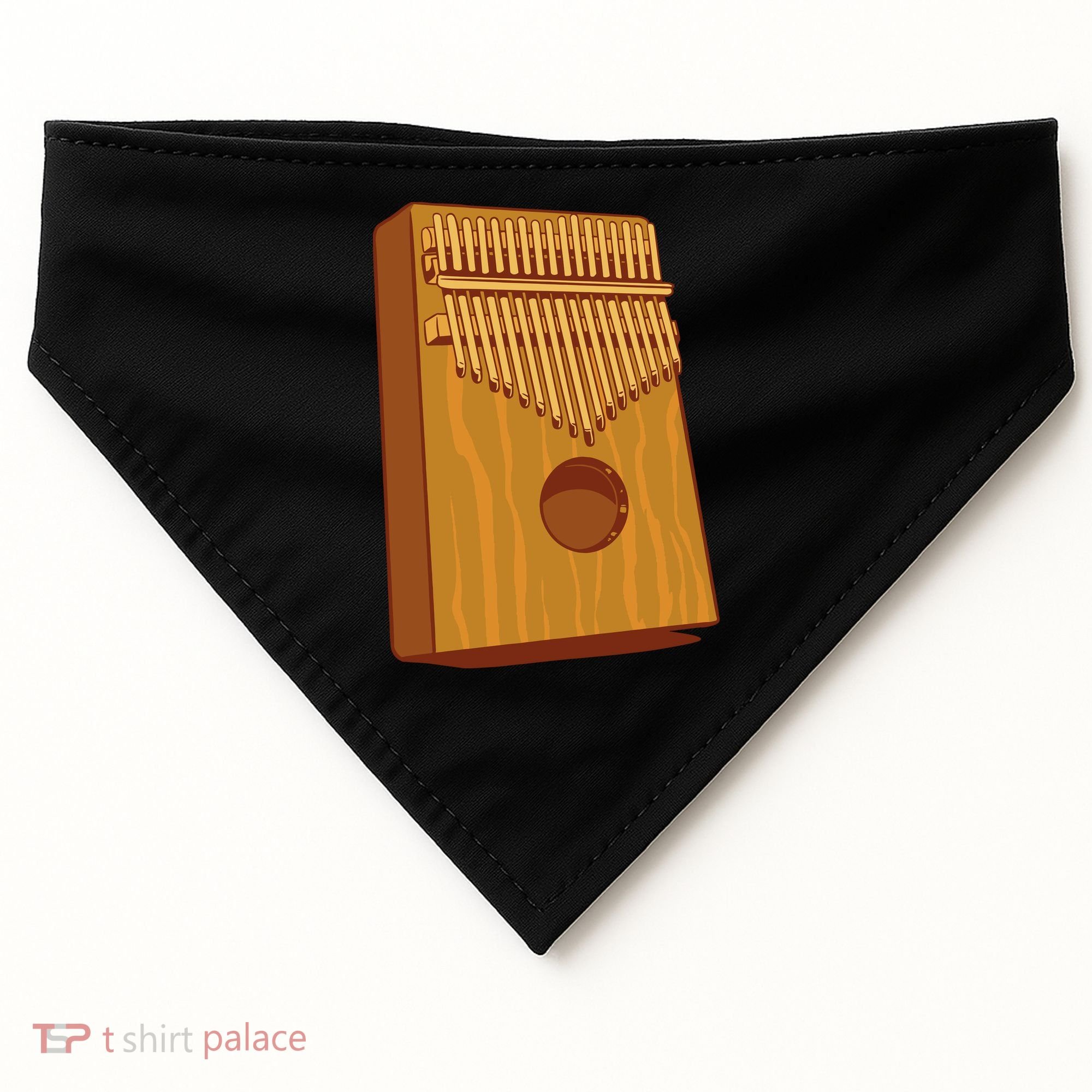 Kalimba Musical Instrument USA-Made Doggie Bandana