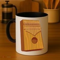 Kalimba Musical Instrument Coffee Mug thumb 4